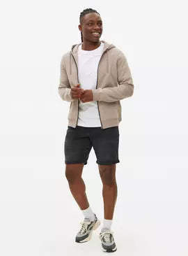 MSR CLOTHING ARTICLE 5703 Light Grey Zip Through Hoodie
