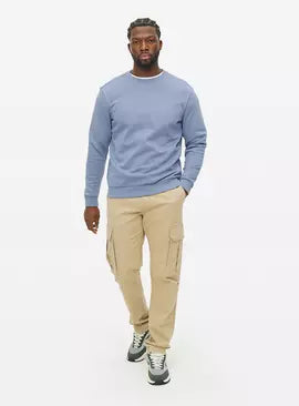 MSR CLOTHING ARTICLE 5705 Blue Crew Neck Sweatshirt