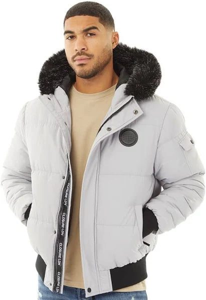 MSR CLOTHING ARTICLE Closure London Men's Hooded Short Puffer Jacket
